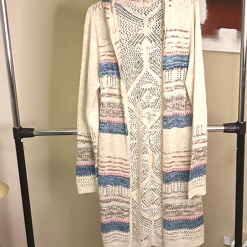 Jolt long hooded cardigan